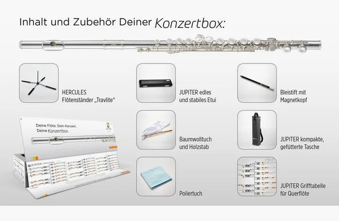 Jupiter JFL700E-CBOX Flute, vue 4