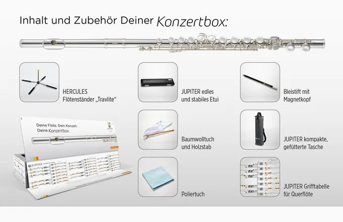 Jupiter JFL700RE-CBOX Flute, vue 4