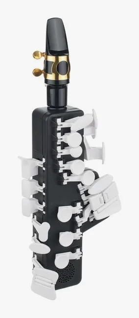 Odisei Music Travel Sax 2 White Silicon, vue 3