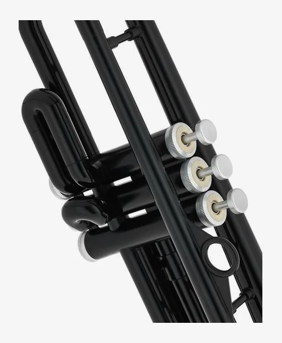 pBone music hyTech Bb-Trumpet black, vue 3