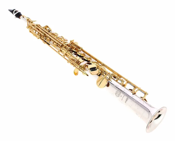 Selmer SE-S3MS Soprano Sax Silver, vue 4