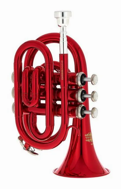 Thomann TR 5 Red Bb-Pocket Trumpet, vue 2