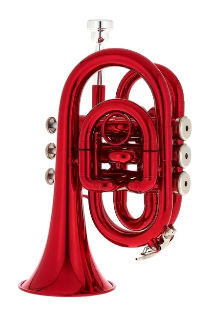 Thomann TR 5 Red Bb-Pocket Trumpet, vue 3